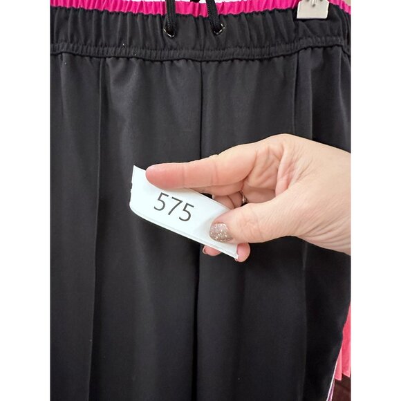 🌸3/$15🌸Small SJB Black with Pink Stripe Athletic Pants Capri Length - Picture 7 of 8
